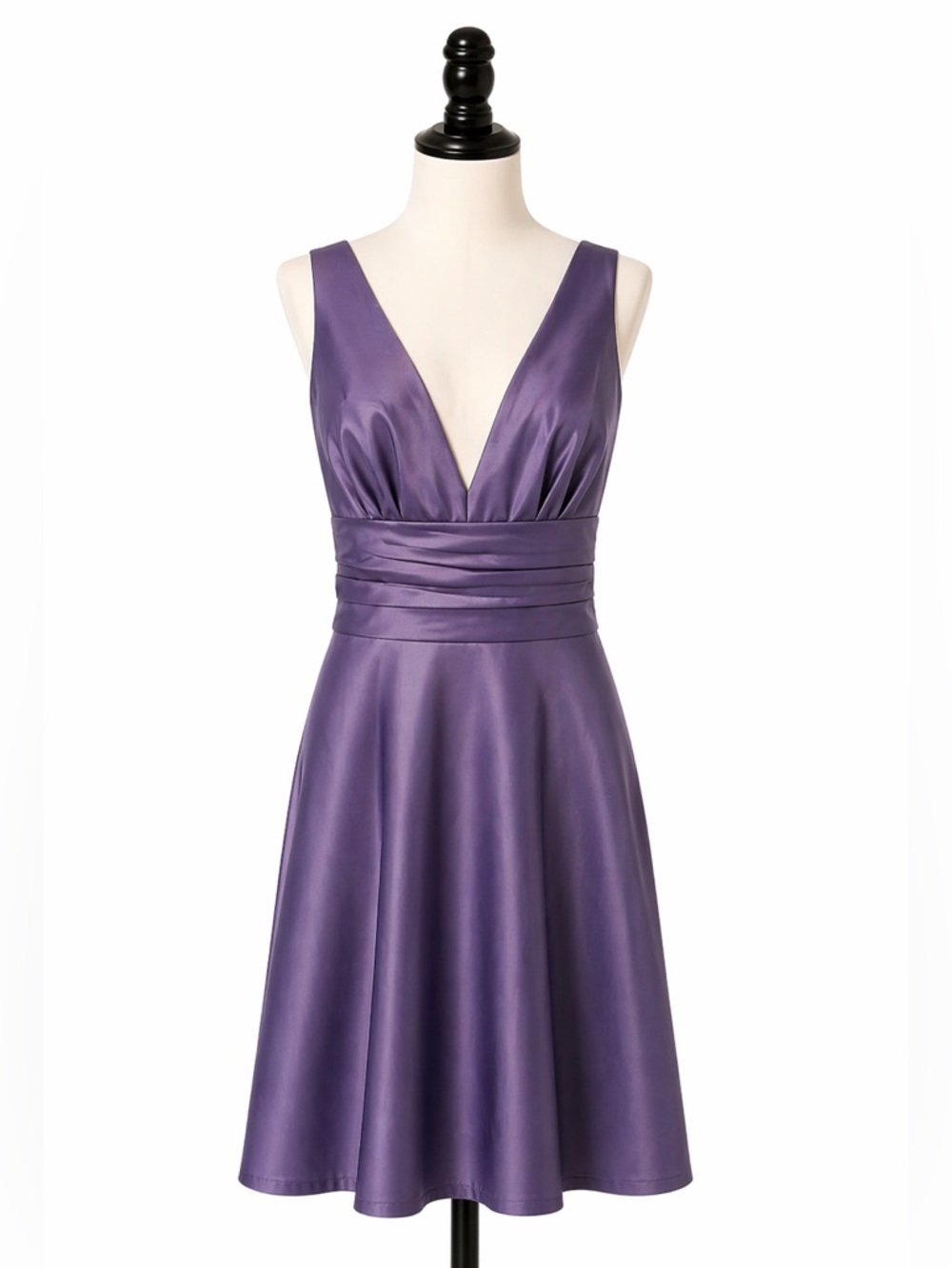 Vintage Womens Y2K Babydoll Formal Dress Size 4 Purple Hoco Event Prom‎ Party